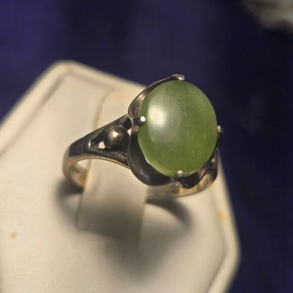 Vintage Sterling Silver 925 Ring Sz 6 - Picture 4 of 4